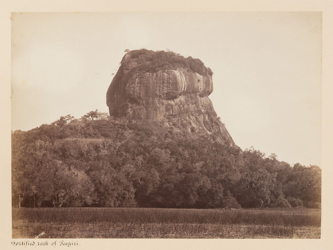 View of Sigiriya, Ceylon (now Sri Lanka)