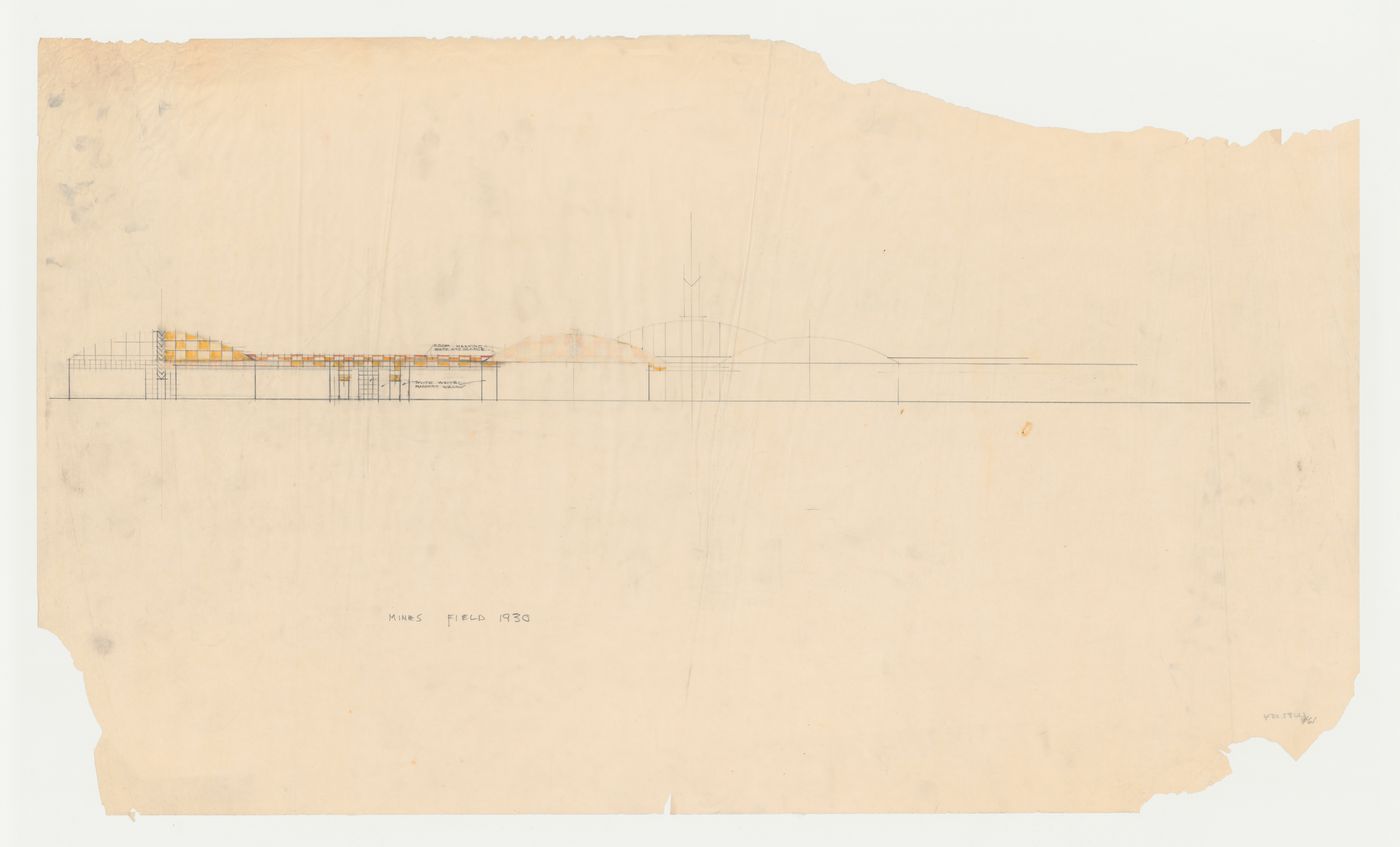 Los Angeles Municipal Airport: Partial elevation