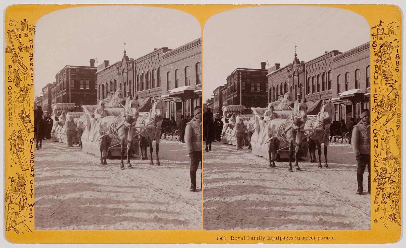 Saint Paul Ice Carnival, Minnesota, 1886-1887