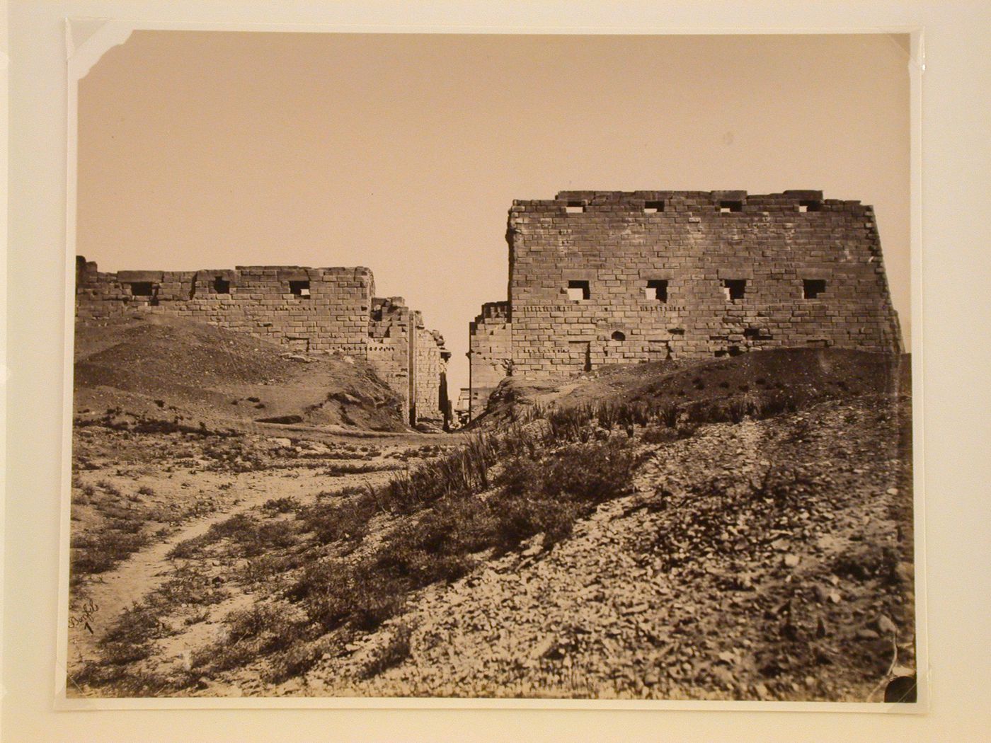 1er Pylone du Temple de Karnak, Thebes, Egypte.