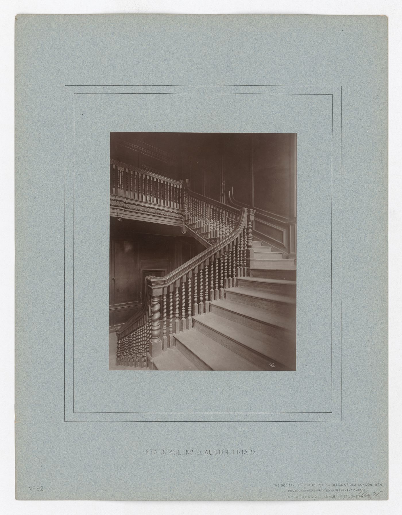 Staircase, No 10 Austin Friars