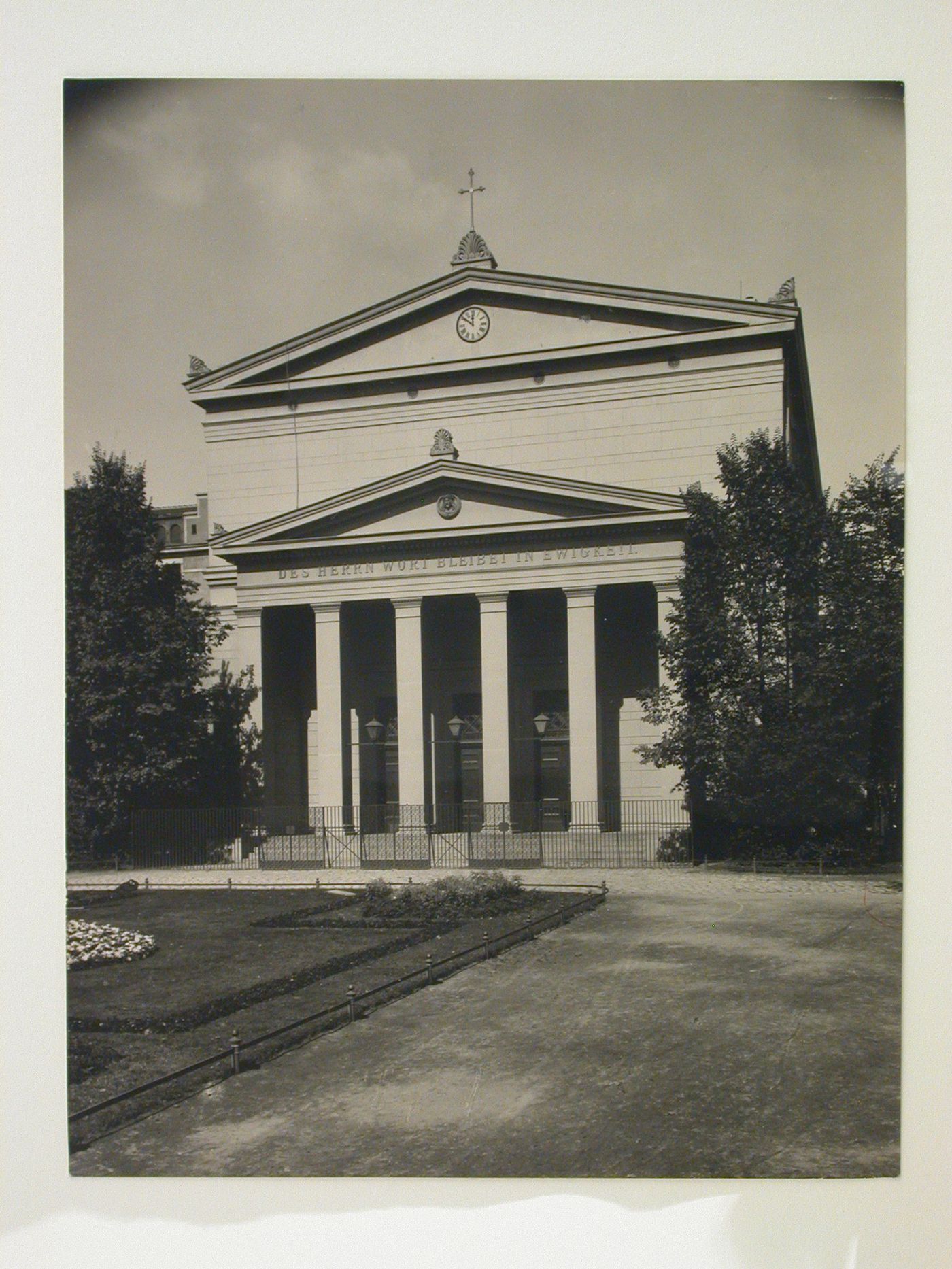 View of the principal façade of Elisabeth Kirche, Invalidentstraße, Berlin, Germany