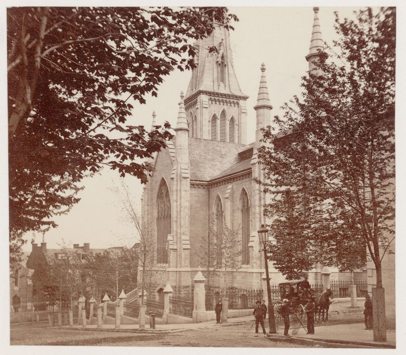 Exterior view of St. Andrew's Presbyterain Church, Montreal, Quebec, Canada