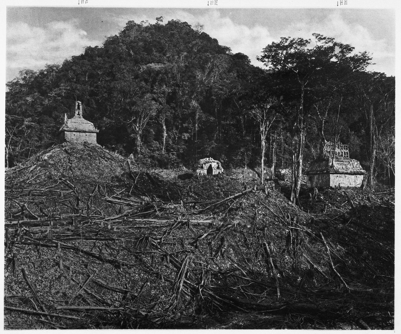 Plate from album ''Mexico; Palenque: Pre-Columbian buildings''