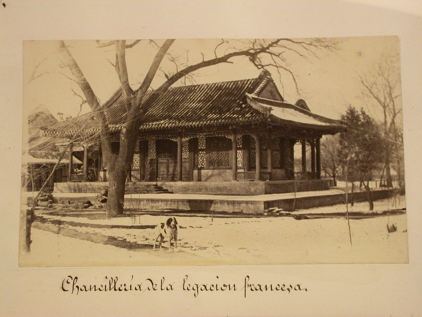 View of the chancellery in the French Legation, Peking (now Beijing), China