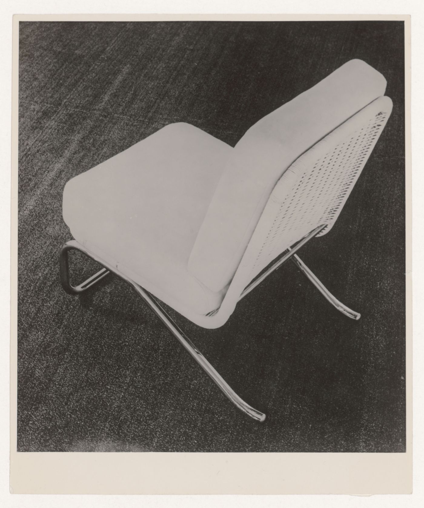 View of a side chair designed by J.J.P. Oud for Metz & Co., Amsterdam, Netherlands