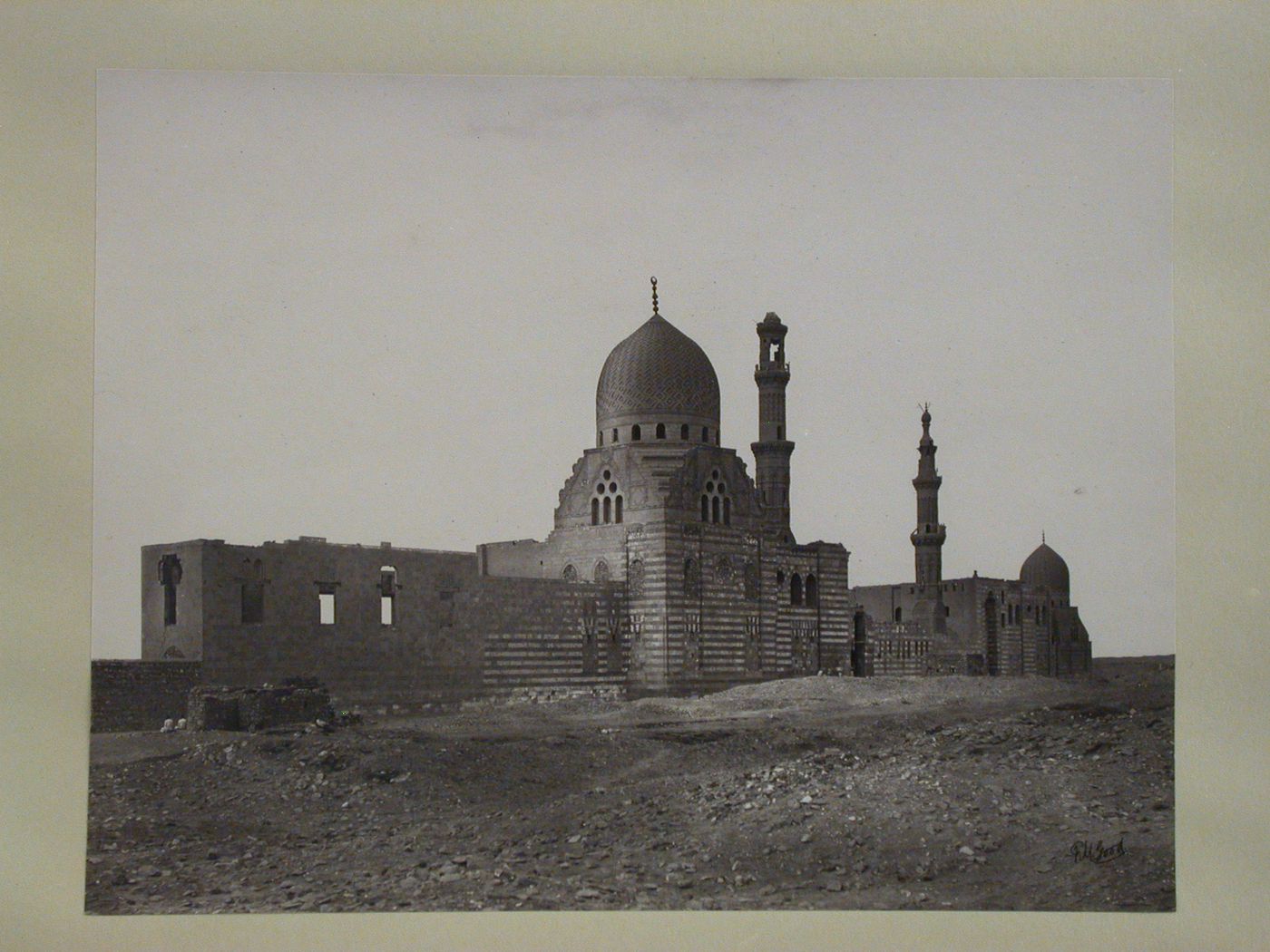 Eastern cemetery, left to right: Tomb and Khanqah of Amir Qurqumas and Ribat and Madrasch of Sultan Inal, Cairo, Egypt