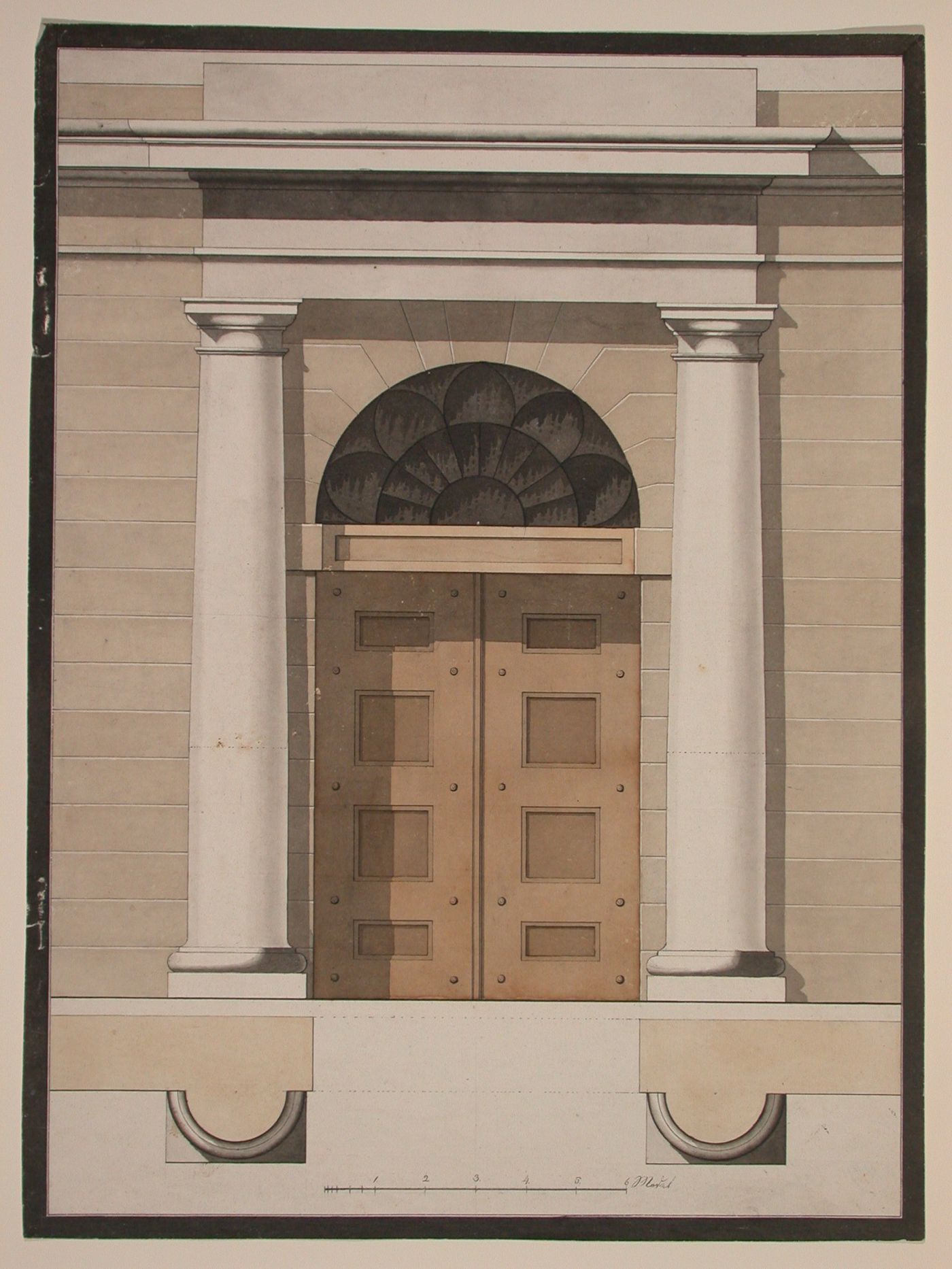 Design for a doorway, No. 1
