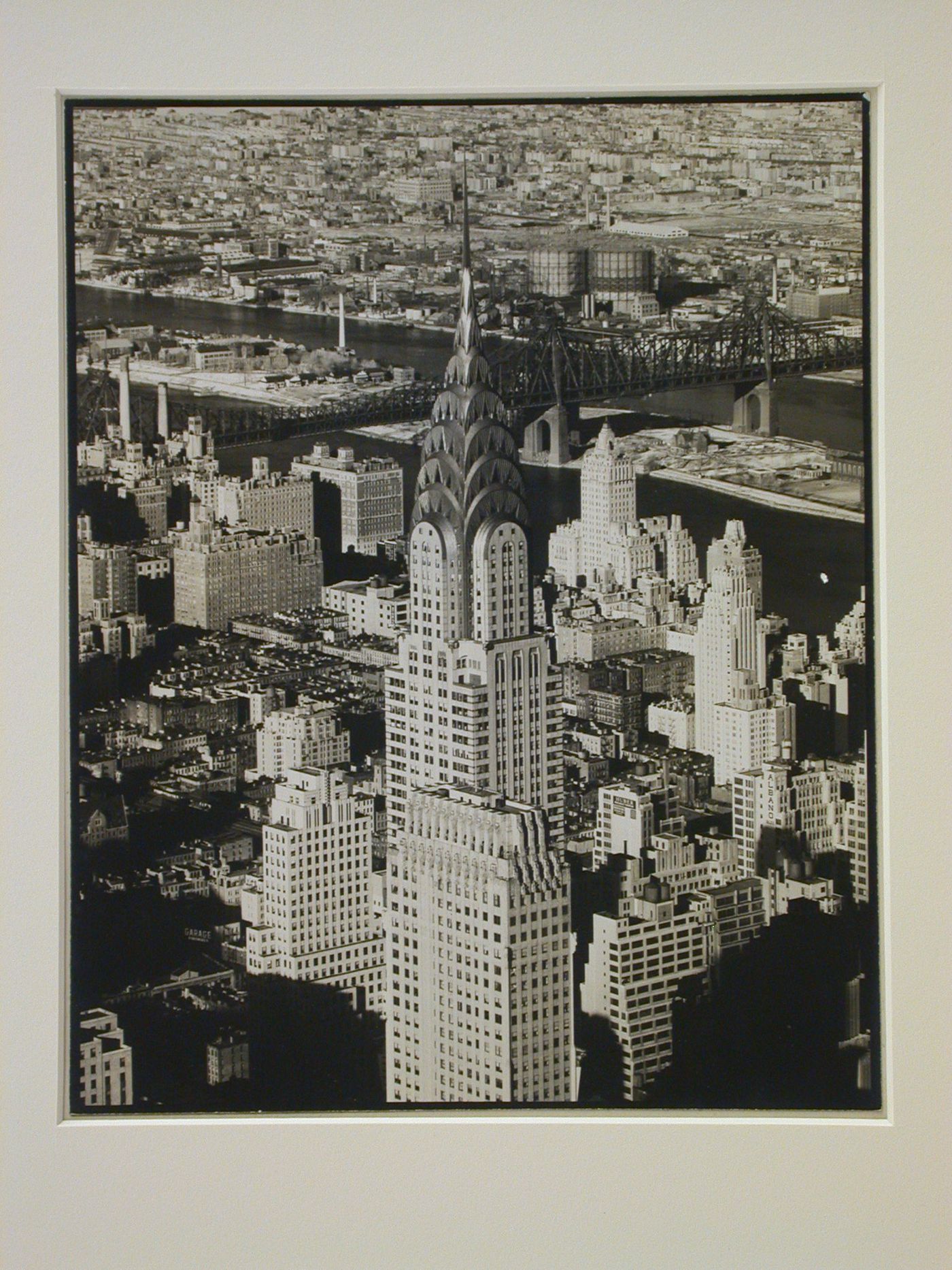 View of top half of Chrysler Building surrounding area, Manhattan, New York City, New York