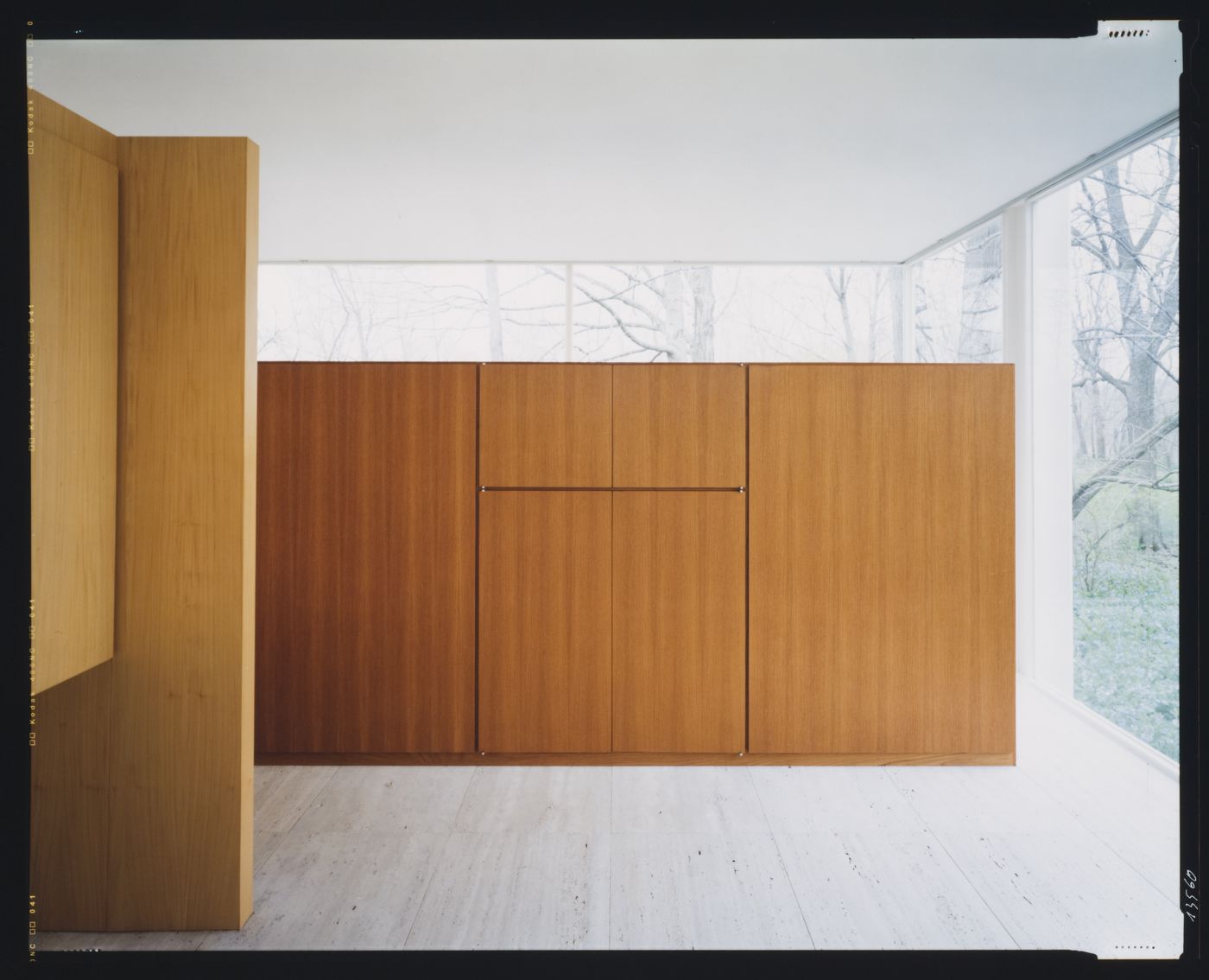 Interior view of the Farnsworth House, Plano, Illinois