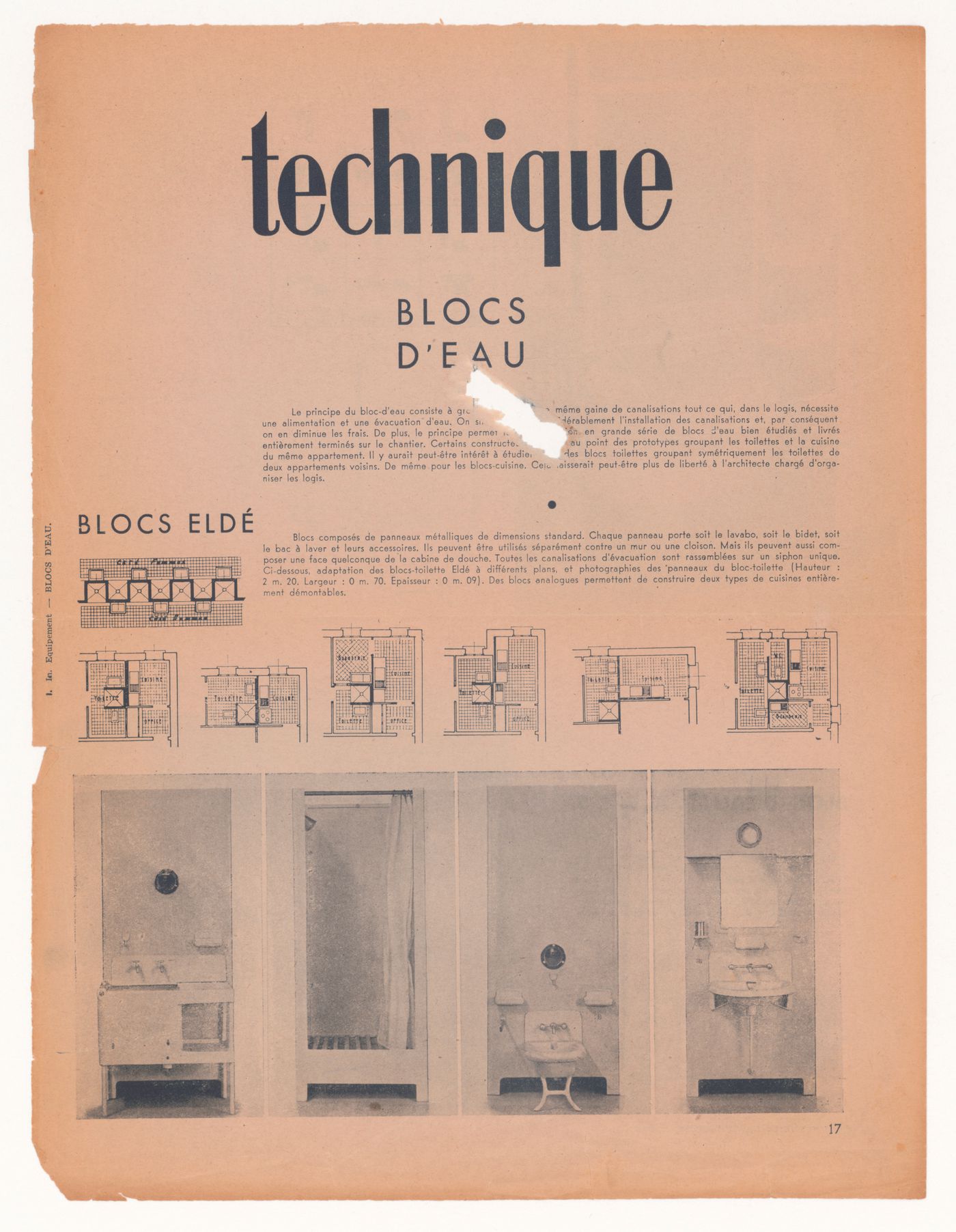 Équipment du logis: Arbres sanitaires