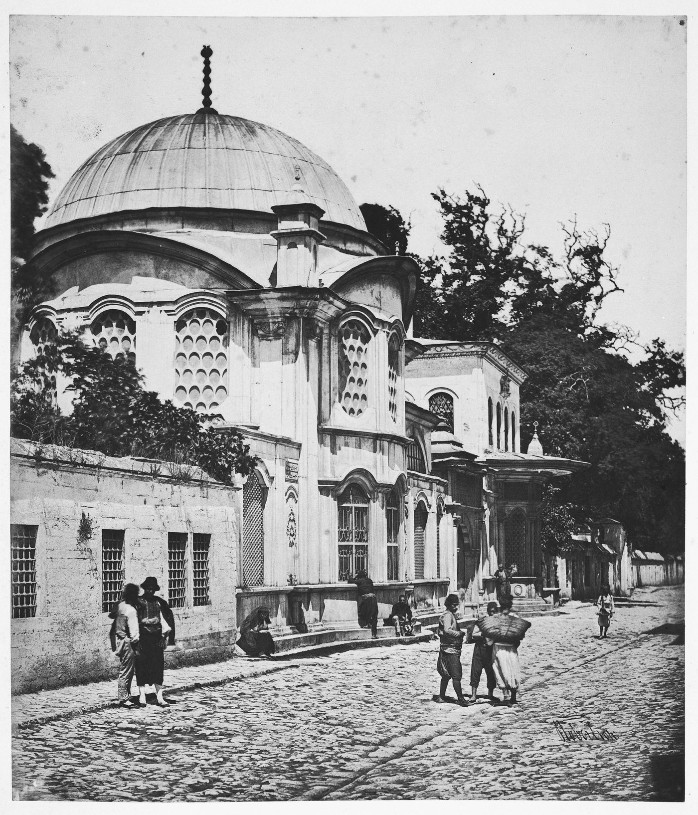 View of a complex, Eyüb, Constantinople (now in Istanbul), Ottoman Empire (now in Turkey)