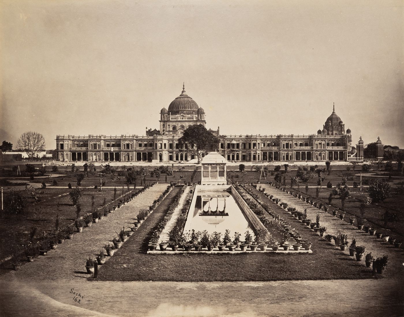 View of the Kaisar Bagh [King's Garden] complex, Lucknow, India