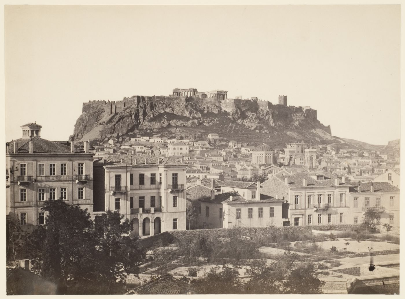 Acropolis and view of Athens, Greece