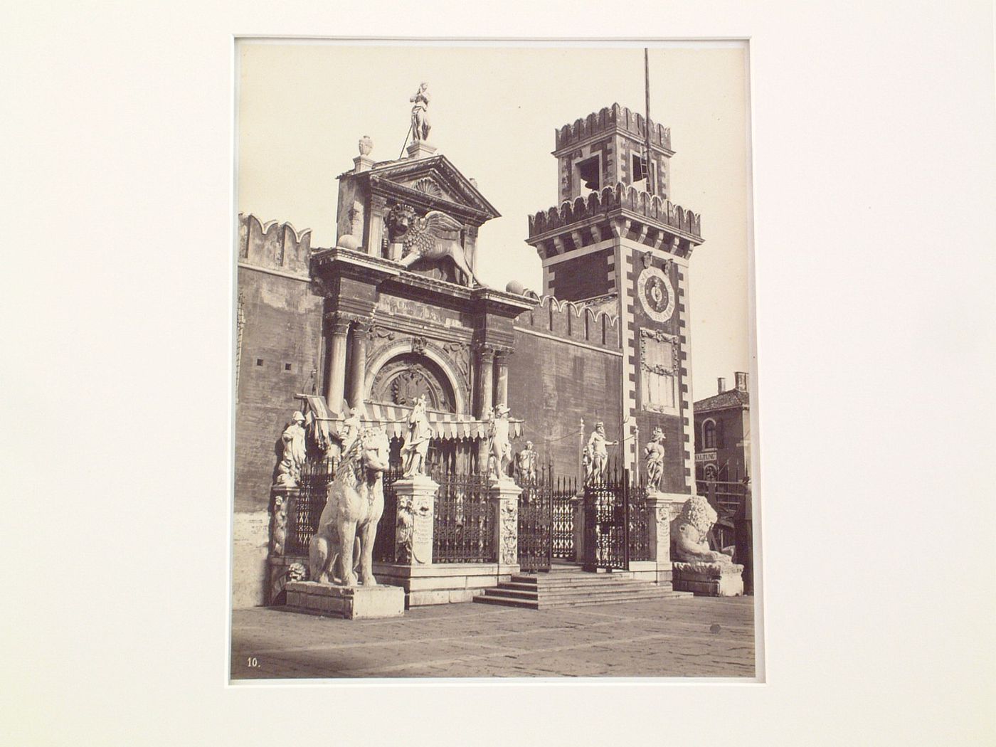 Doors of the Arsenal and Statuary, Venice, Italy
