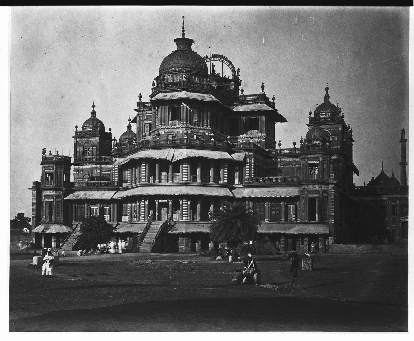 View of the Kaisar Pasand, Lucknow, India