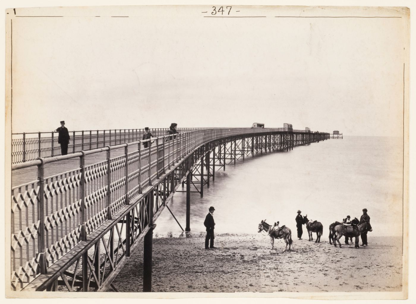 The pier and beach, Rhyl, Wales