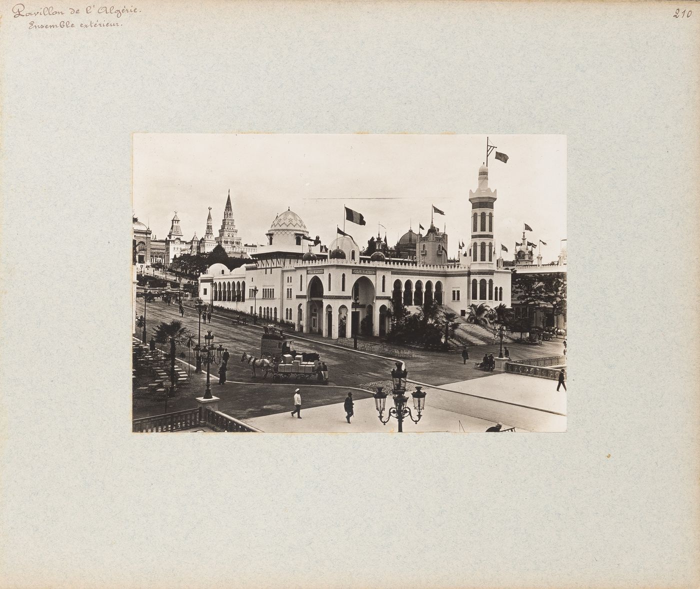 View of Pavillon de l'Algérie, Exposition universelle, 1900, Paris, France
