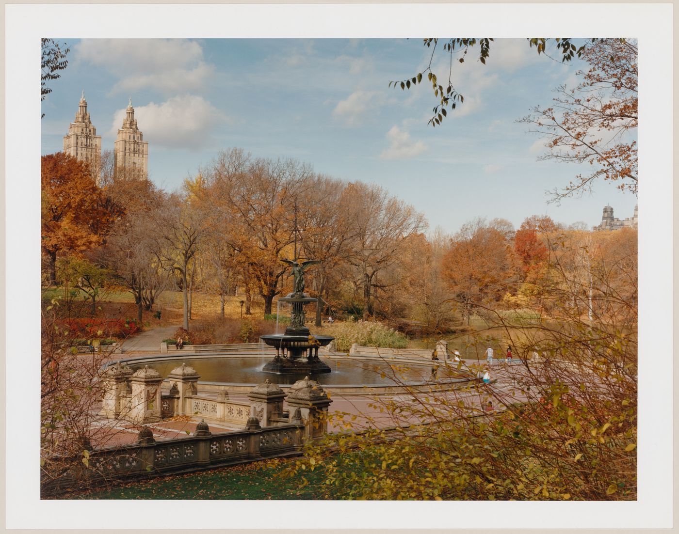 Viewing Olmsted: View of The Fountain, Bethesda Terrace, Central Park, Manhattan, New York City, New York