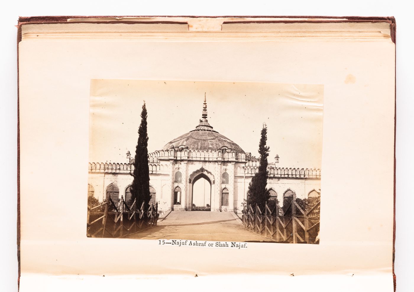 View of the portal of the Shah Najaf (also known as the Najuf Ashruf or the Mausoleum of King Ghazi-ud-Din Haidar), Lucknow, India