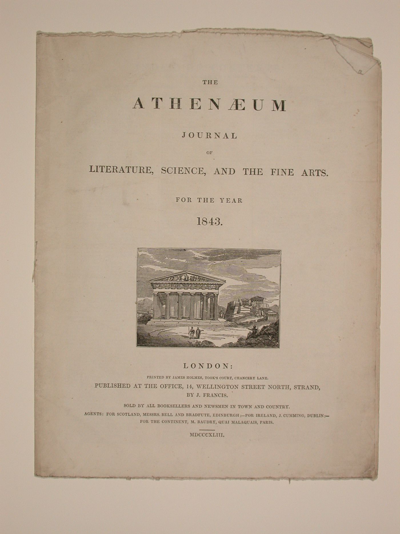 Index to 'The Athenaeum Journal...'