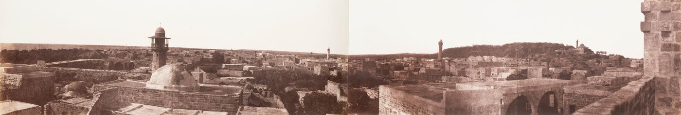 Panorama of Latakia from the south, Ottoman Empire (now in Syria)