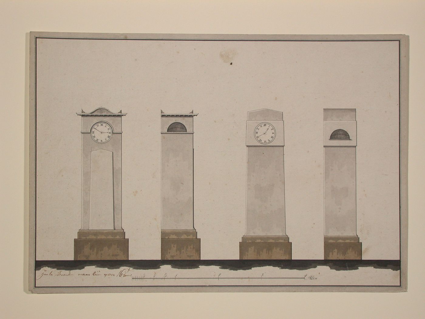 Design for a municipal clock