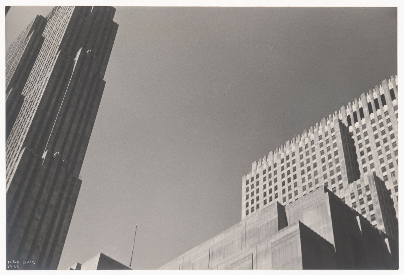 Top of Rockefeller Center, New York City, New York, 1936