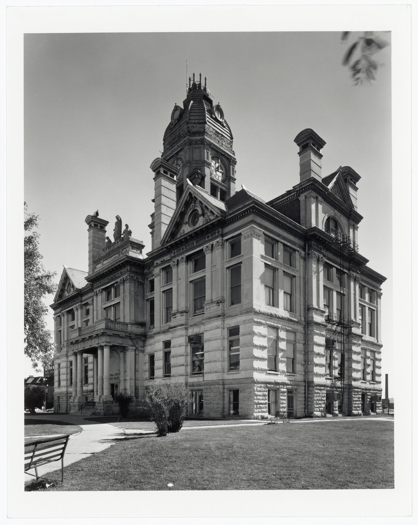 View of the Marshall County Courthouse, Marshalltown, Iowa, United States