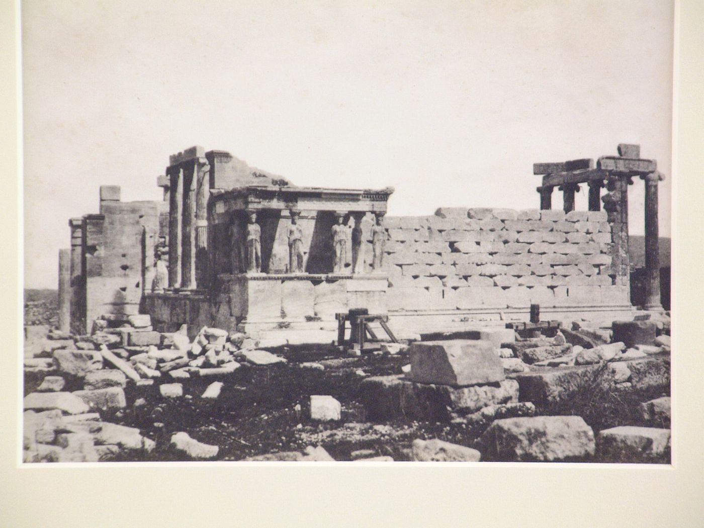 View of the Erechtheion from the southwest, Acropolis, Athens, Greece