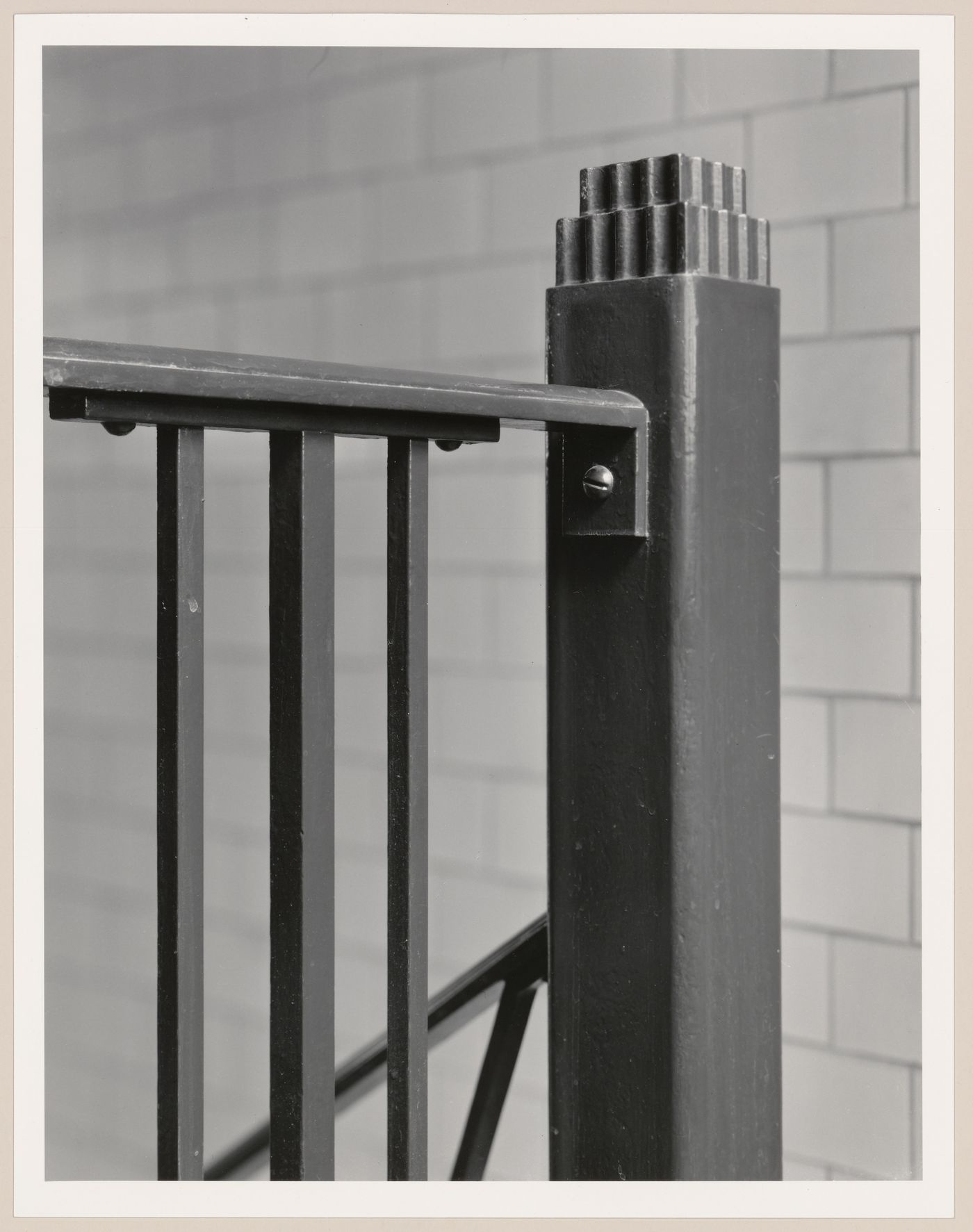 Staircase handrailing detail, Université de Montréal, Montréal, Québec