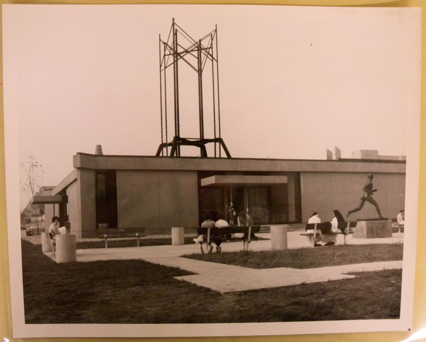 View of the Olympic House, Expo 67, Montréal, Québec