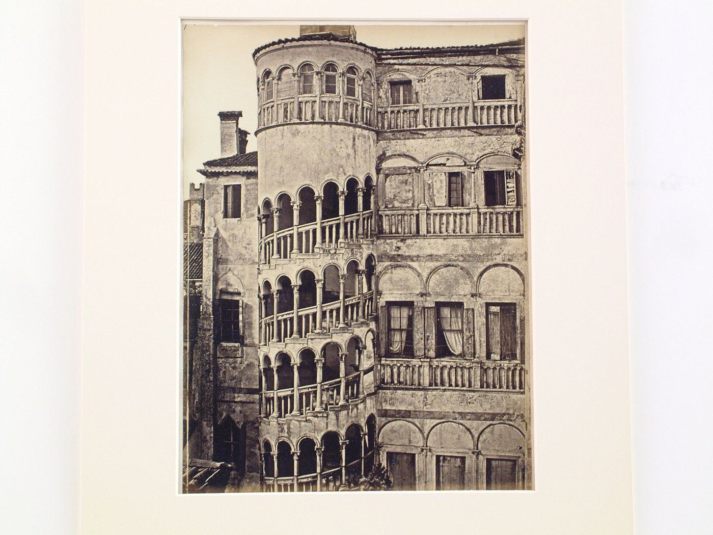 Palazzo Minelli, exterior staircase, Venice, Italy