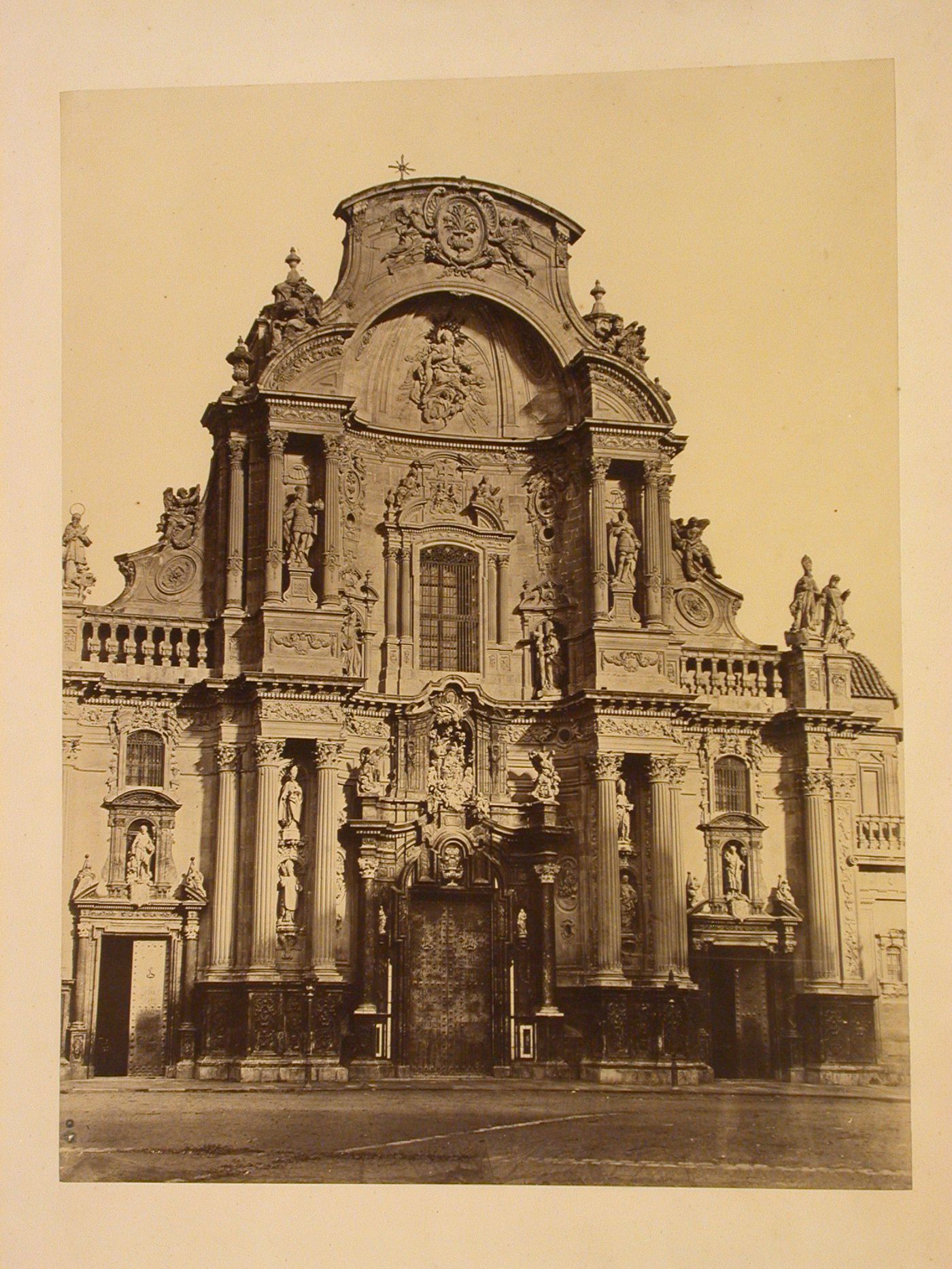 Facade of the Cathedral of Murcia, Spain