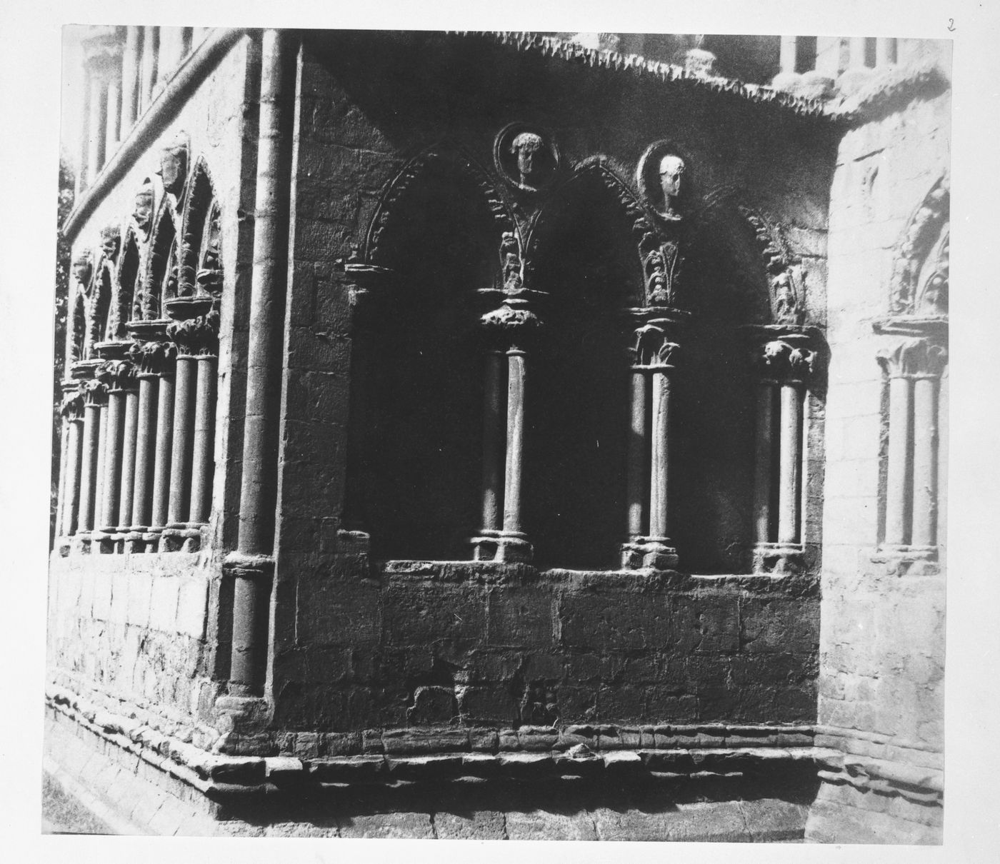 Holyrood Abbey, the Lower Arcading on the West Gable