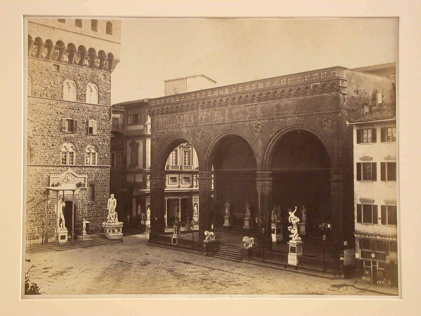 Piazza della Siguoria: Loggia de Lanzi, Florence, Italy