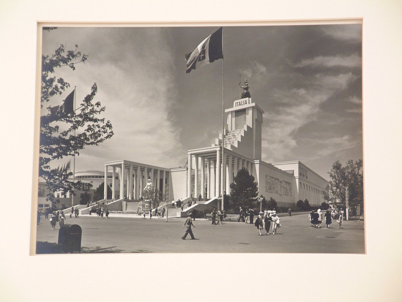 New York World's Fair (1939-1940): Frontal view of Italian pavilion