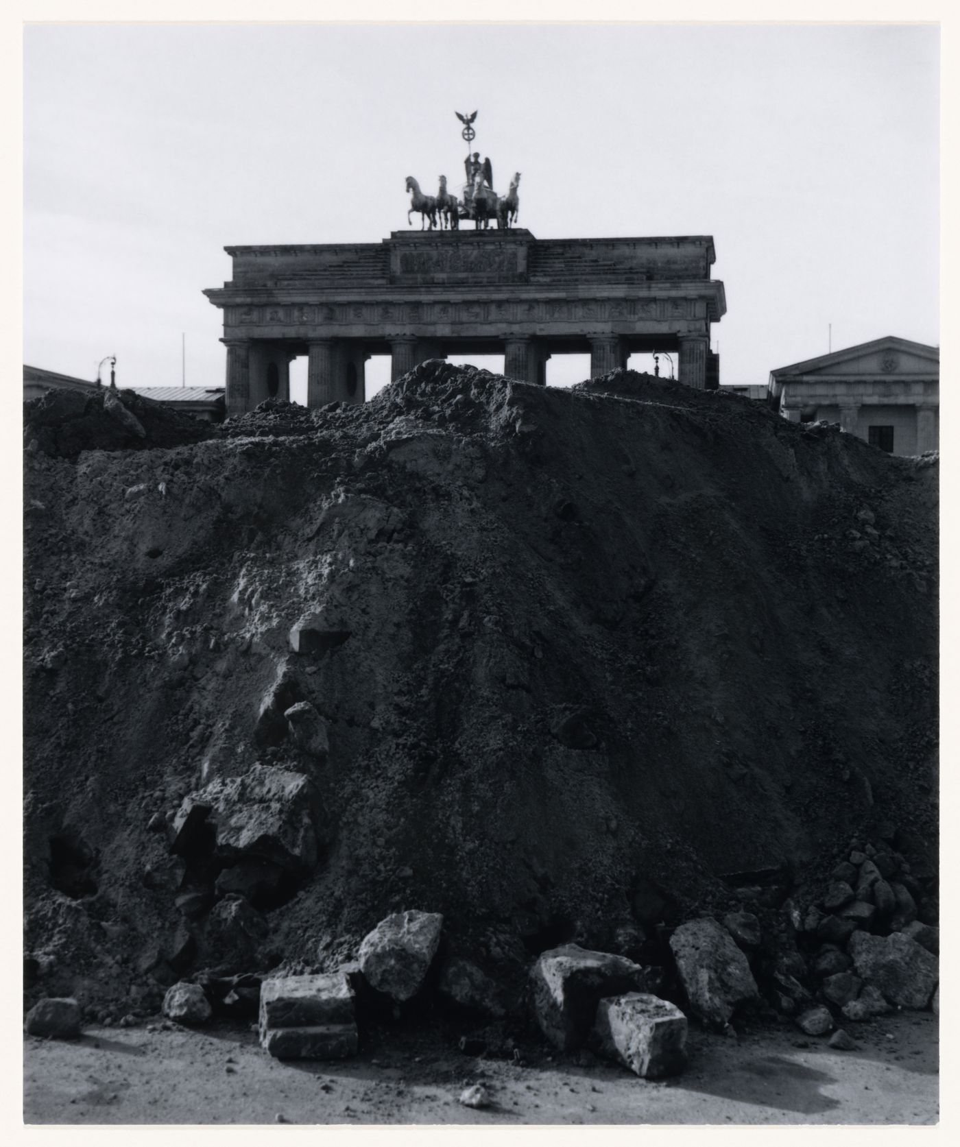 View of the Brandenburg Gate, Berlin, Germany, from the artist book "The Potsdamer Project"