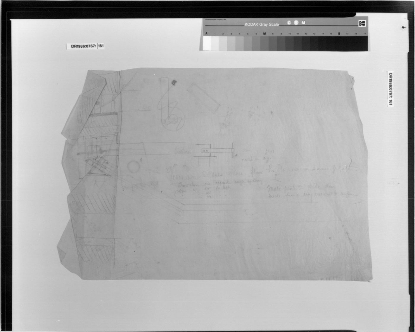 Monadnock Building, Chicago: Partial framing plan with details for bay windows