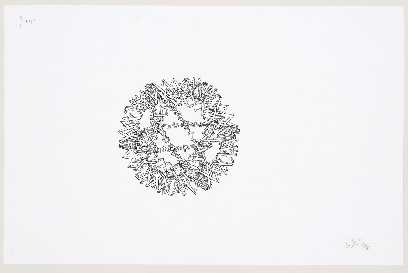 Drawings of Hoberman Sphere