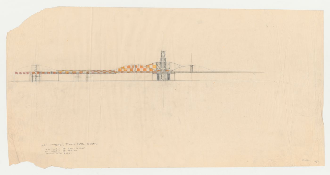 Los Angeles Municipal Airport: Elevation for hangers