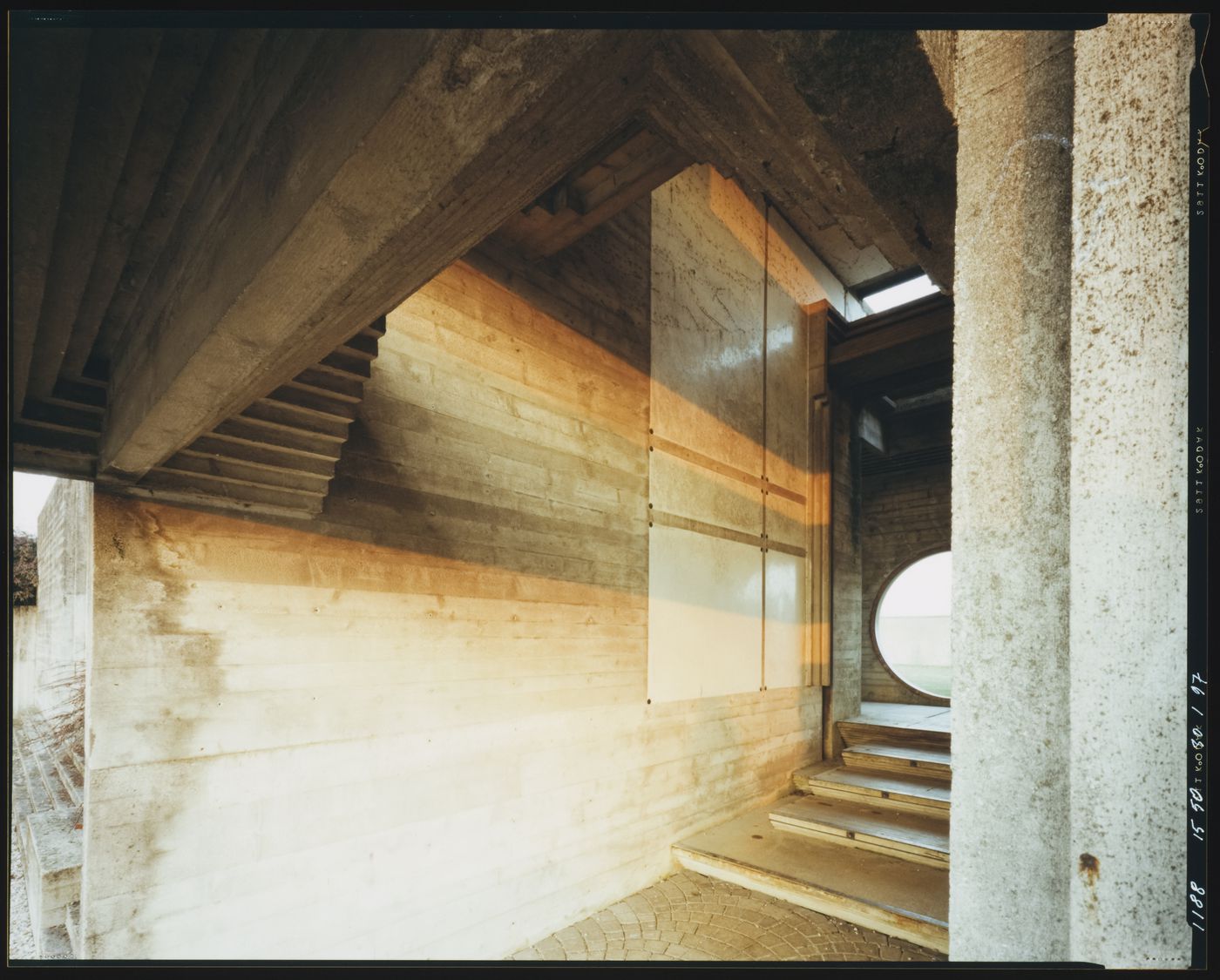 Interior view of the propylaeum, Cimitero Brion, San Vito d'Altivole, near Asolo, Italy