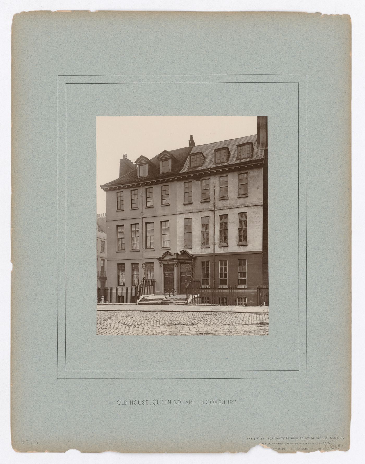 Old house, Queen Square, Bloomsbury