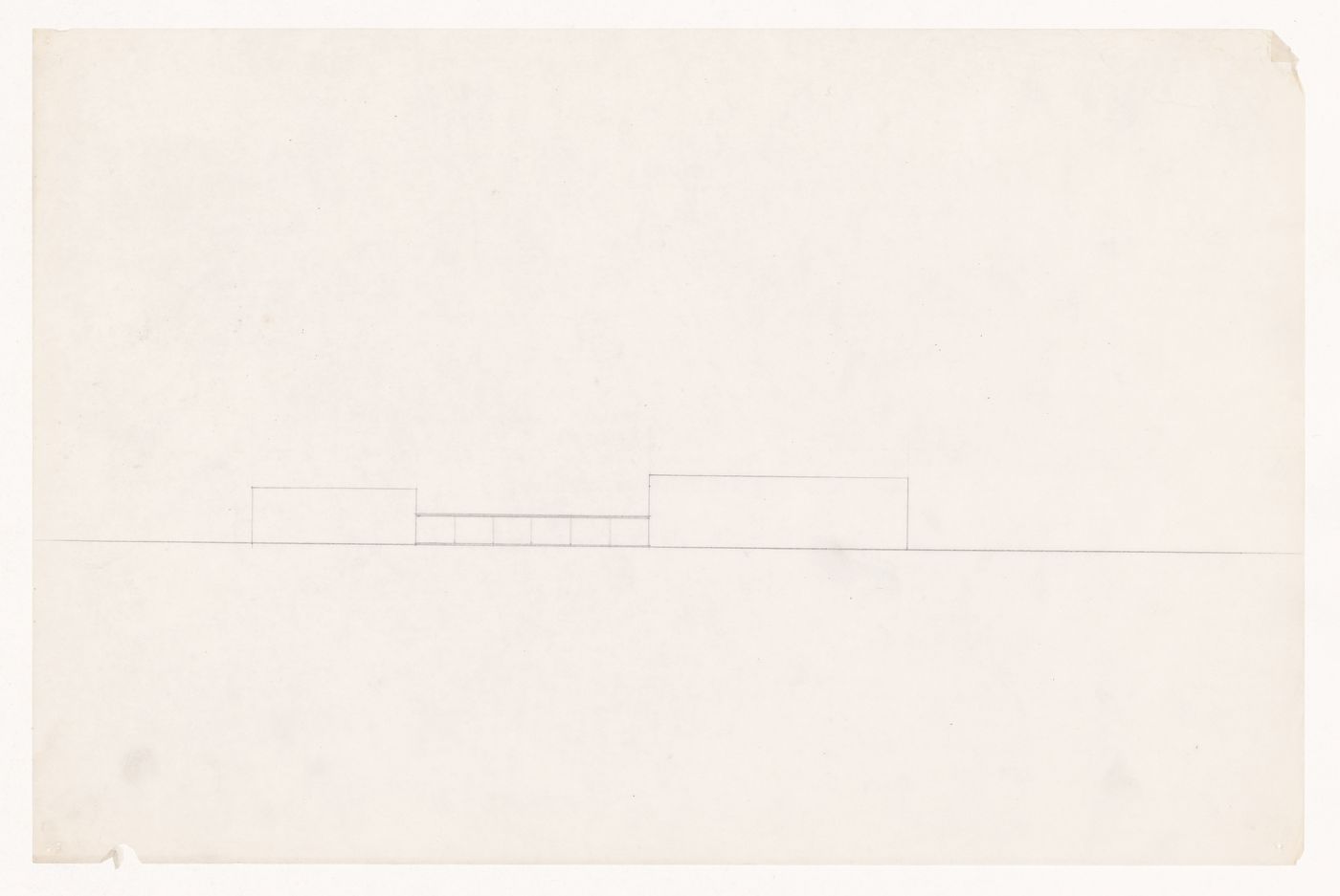 Principal elevation for the Field House, Gymnasium and Natatorium complex