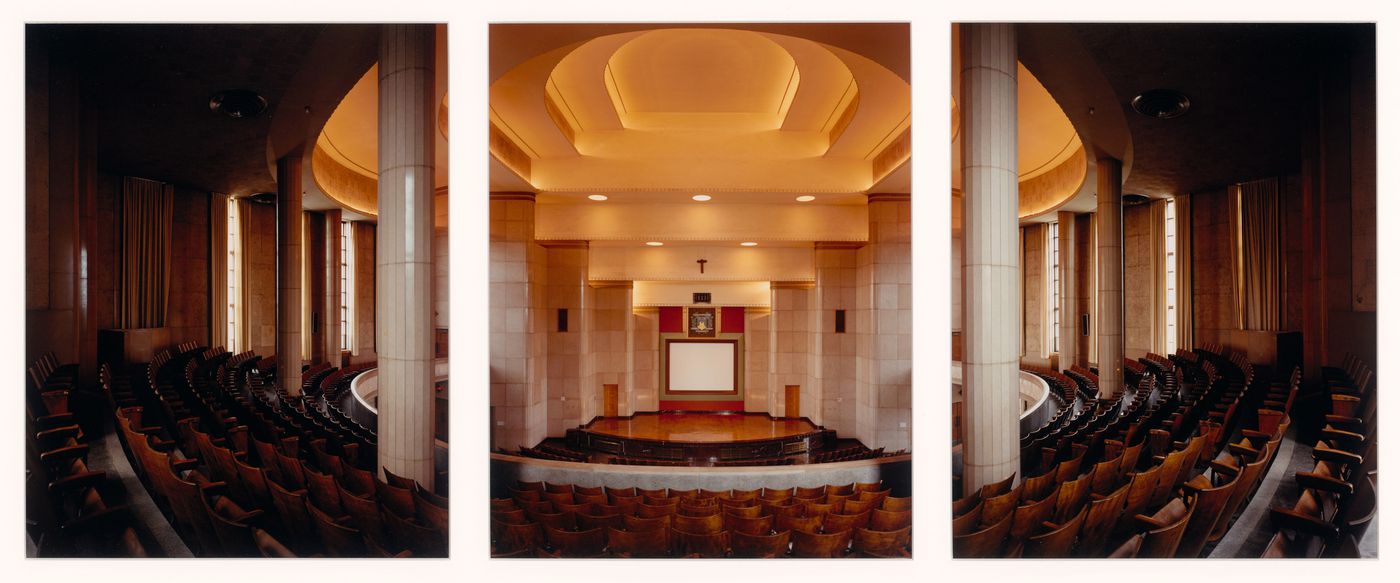 Panorama of the auditorium, Université de Montréal, Montréal, Québec