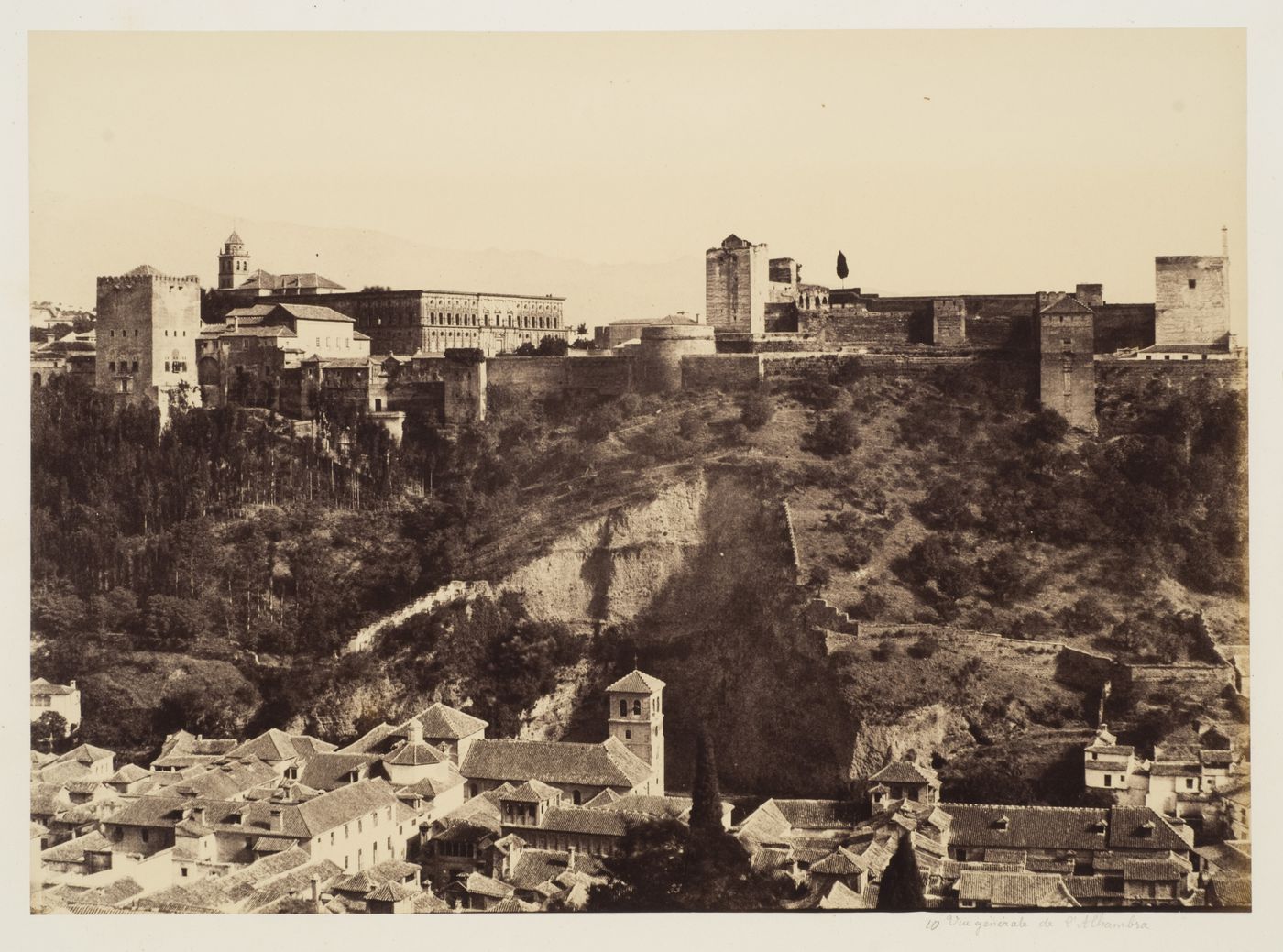 Landscape view of Alhambra, Granada, Spain