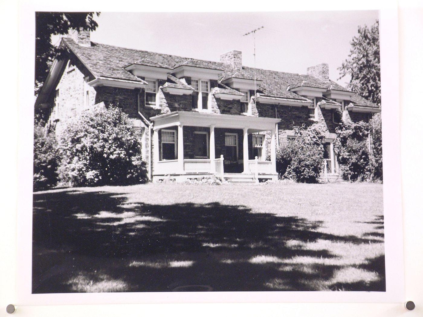 View of the principal façade of the Dexter M. Ferry farmhouse, Unadilla, New York