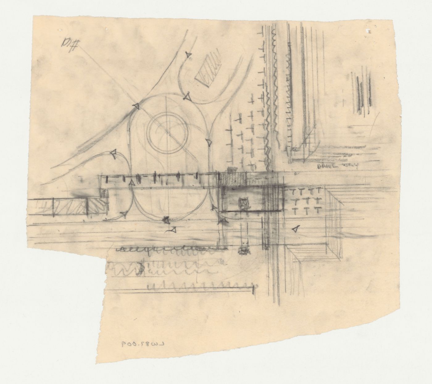 Lehigh Airports Competition Entry: Detail for airport plan showing airplane circulation