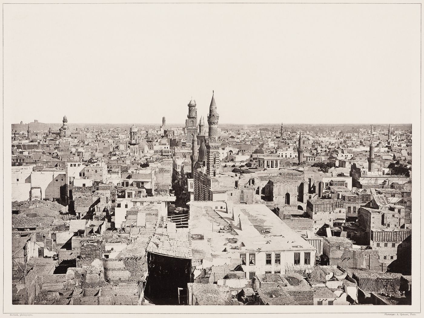 Vue panoramique du Caire, Egypte