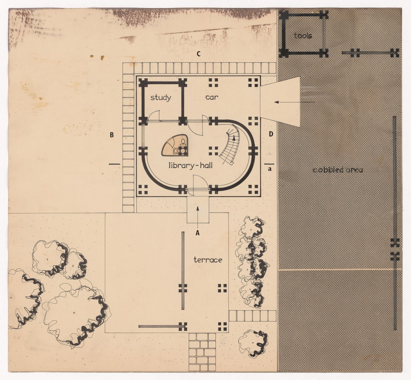 House floor plans for The Shape of Cambridge: A Plan, Cambridge University, England